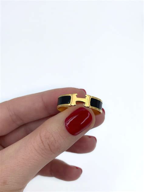 hermes h ring|authentic hermes rings.